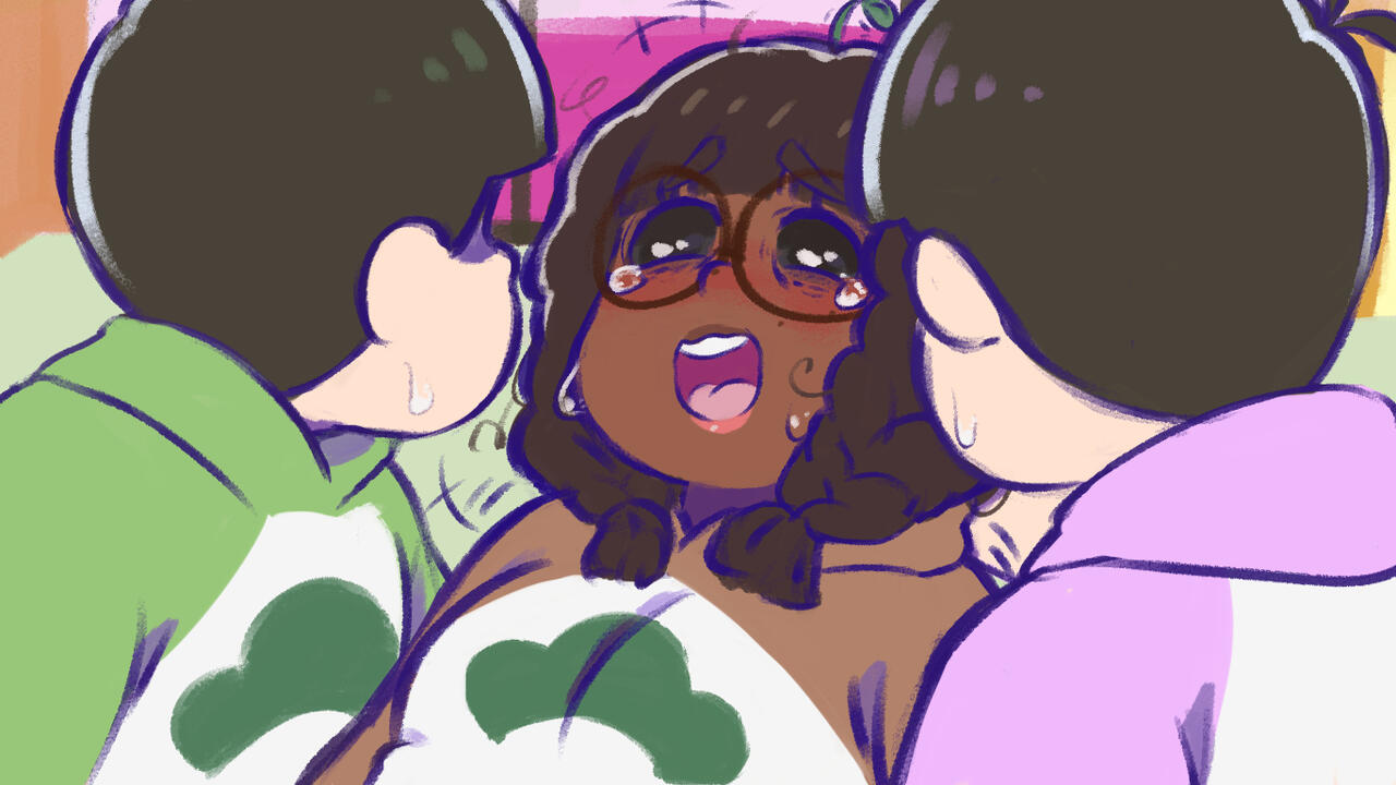 laughing uncontrollably